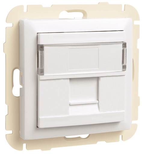 Cover Ring with Single Support for RJ45 Connectors