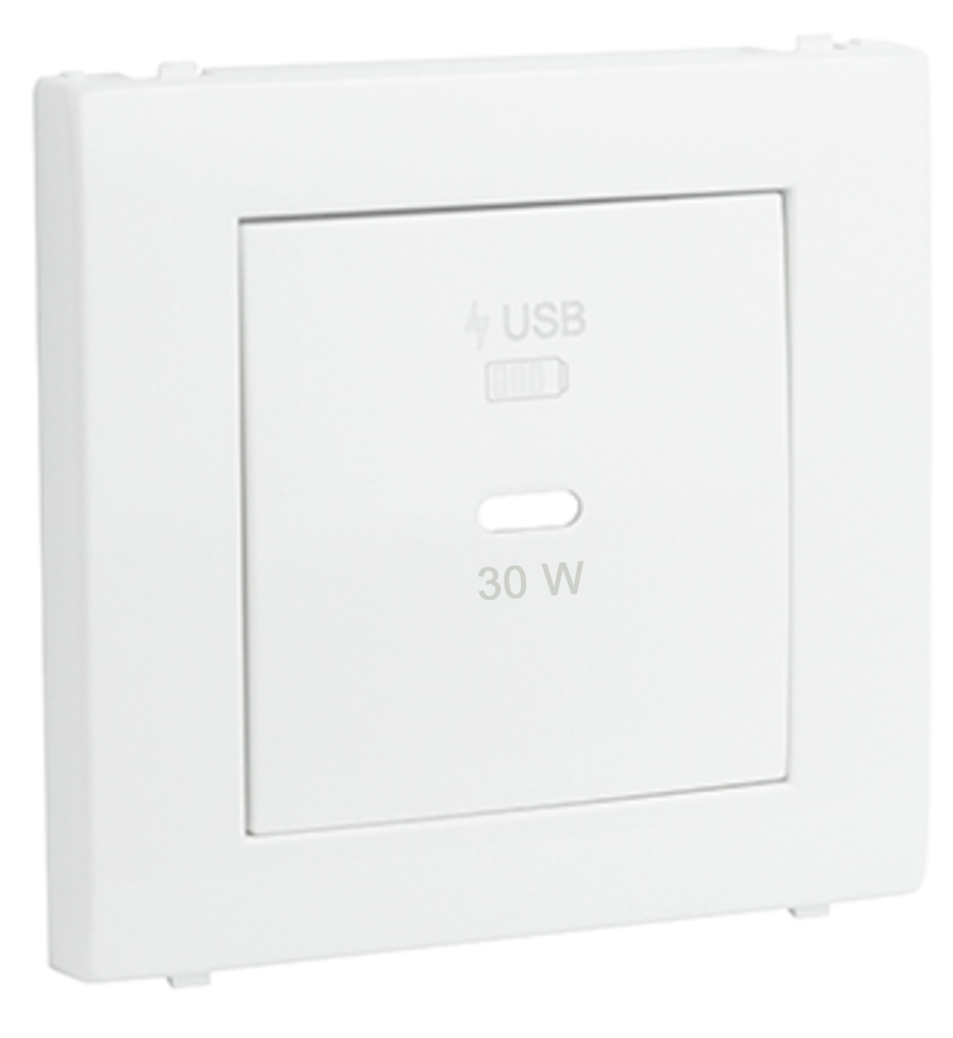 Cover Plate for USB-C Charger Power Delivery 30 W