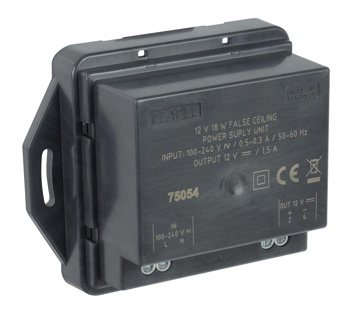 Fonte de Alimentação para Teto Falso 12 V --- 18 W