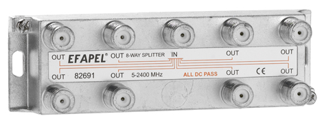 Eight Outputs TV Splitter