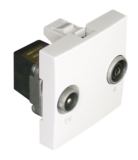  R - TV Socket Star Connection - 2 Modules